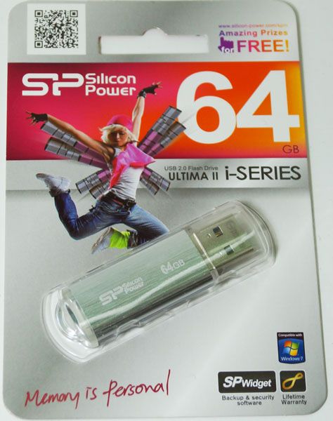 Накопичувач SiliconPower 64GB Ultima II - I series USB 2.0 25643 фото