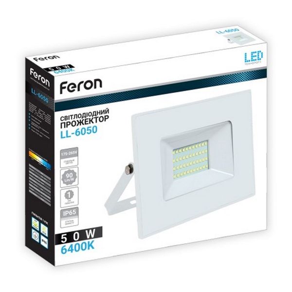 Прожектор LED світлодіодний Feron LL-6050 50W 49249 фото