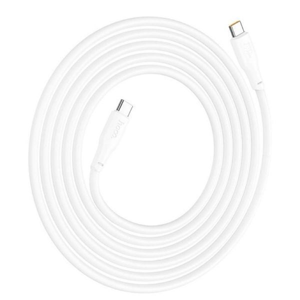 Шнур USB TYPE-C -TYPE-C 2m HOCO X93 240W White 51695 фото