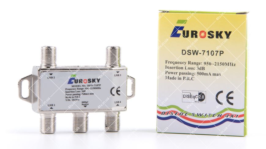 DiSEqC 4х1 Eurosky DSW-7107P 23885 фото