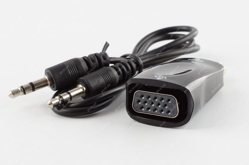 Конвертер HDMI в VGA + аудио + шнур AUX 49295 фото