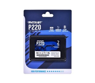 SSD накопичувач Patriot P220 2.5" 2TB (P220S2TB25) 51083 фото