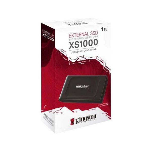 SSD накопичувач KINGSTON XS1000 3.2 GEN2 USB-C 1TB (SXS1000/1000G) 50296 фото