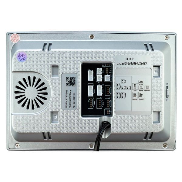 SEVEN DP-7576-W2K black 7&rdquo; Сенсорний IPS екран Wi-Fi/LAN Домофон 00-00079373 фото