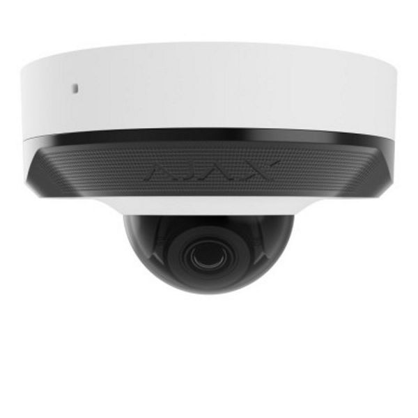 Дротова охоронна IP-камера Ajax DomeCam Mini (5 Mp/2.8 mm) White 50196 фото