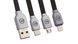 Кабель USB 2.0 AM - Lightning + Micro USB + Type-C WK Platinum WDC-010 1.0 метр 43703 фото 2