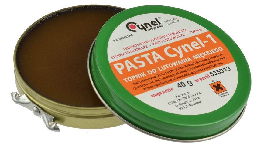 Паcта паяльна Pasta Cynel-1 40 г 43363 фото