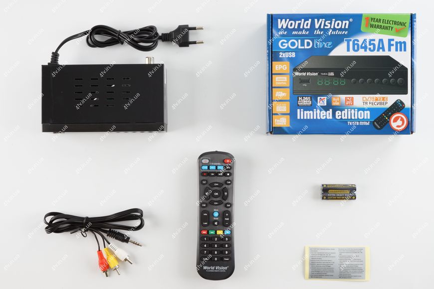 World Vision T645A Fm DVB-T2 50499 фото