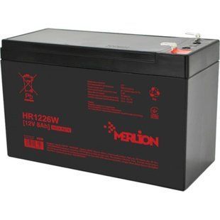 Батарея акумуляторна Merlion AGM HR1226W 12V 8Ah 47494 фото