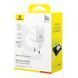 Мережевий зарядний пристрій Baseus Palm Fast Charger C+U 30W EU Moon білий 00-00077934 фото 6