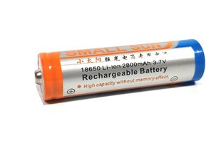 Акумулятор Li-ion Small Sun 18650 2800mAh (619 mAh) 3.7V Gray 47783 фото