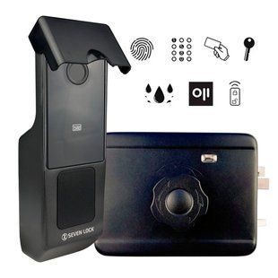 Розумний замок SEVEN LOCK SL-7772BF Black 00-00079660 фото