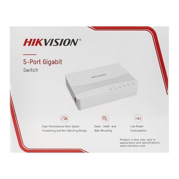 Коммутатор Hikvision DS-3E0505D-E 5-ти портовый 00-00061726 фото