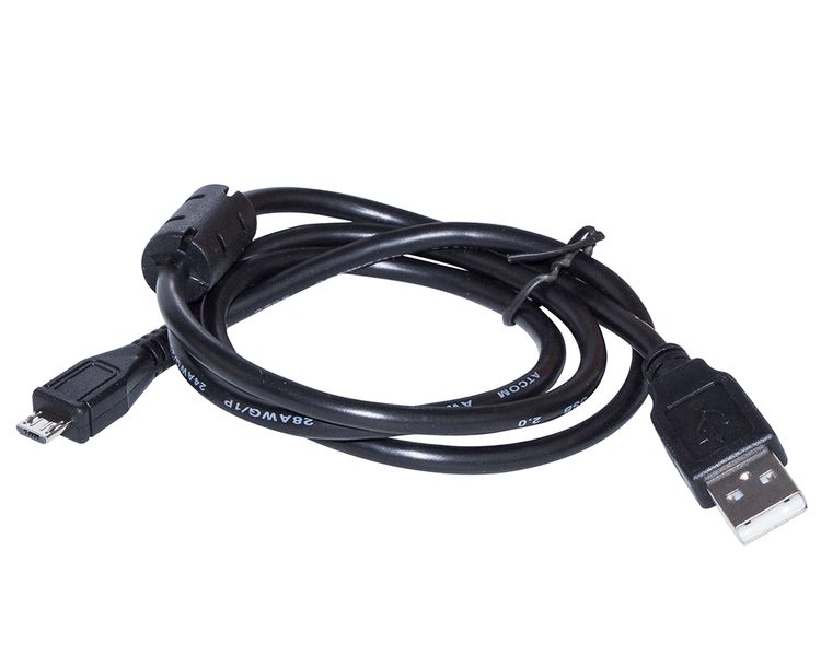 Кабель USB 2.0 до Micro USB ATcom з феритом 0.8 метра 27742 фото