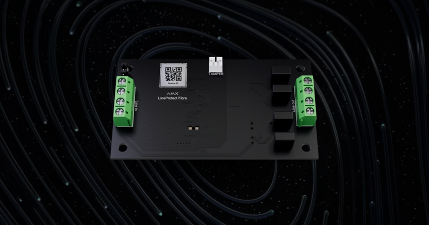 Ajax LineProtect Fibra ASP пристрій захисту лінії від ураження 49411 фото