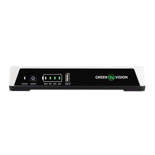 GreenVision GV-704-UPS-DC20-40W (POE 24/48) 20000mAh LiFePO4 ДБЖ для роутерів/комутаторів 00-00078394 фото