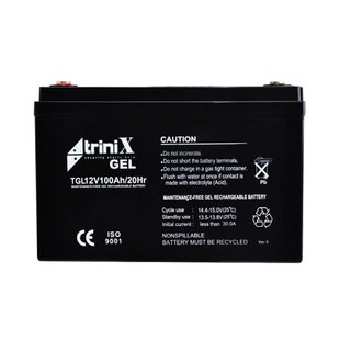 Батарея акумуляторна TRINIX GEL TGL12V100Ah/20Hr 49581 фото