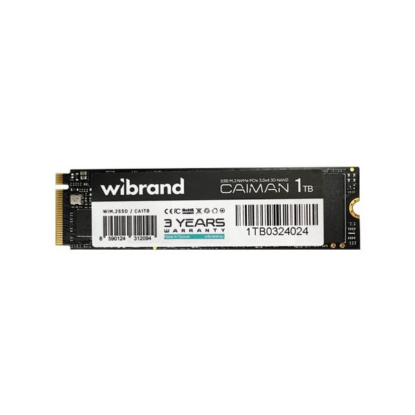 SSD накопичувач Wibrand Caiman 1TB M.2 2280 (WIM.2SSD/CA1TB) 51511 фото