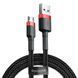 Шнур USB 2.0 - micro-B USB 2m Baseus Cafule Cable 1.5A Red+Blac 51561 фото 1