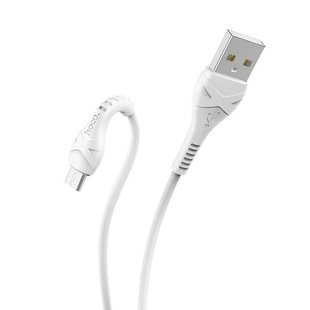 Кабель USB 2.0 до Micro USB HOCO X37 PVC White 1.0 метр 51209 фото