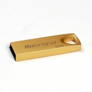 Накопичувач Mibrand Taipan 32Gb Gold USB 2.0 (MI2.0/TA32U2G) 50503 фото