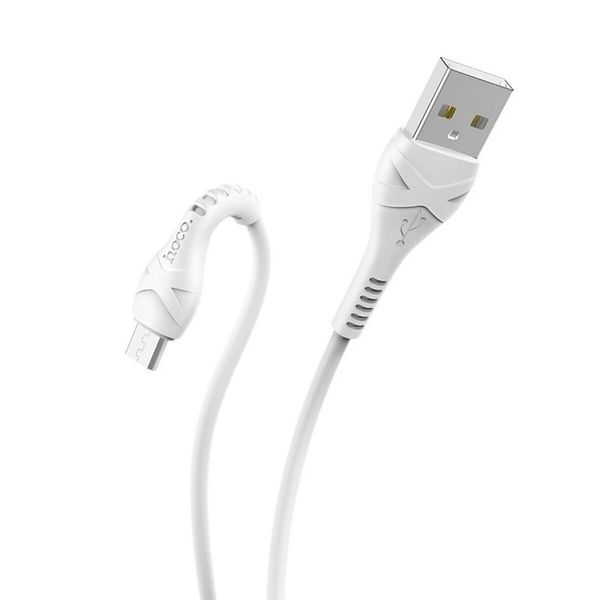 Кабель USB 2.0 до Micro USB HOCO X37 PVC White 1.0 метр 51209 фото