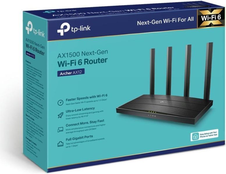 TP-Link Archer AX12 49994 фото