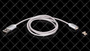 Кабель USB 2.0 AM to Micro USB магнитный Grey 1.0 метр 42294 фото