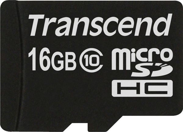 Карта пам'яті microSDHC Transcend 16GB class 10 (TS16GUSDC10) 25538 фото