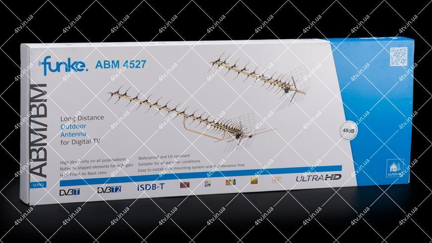 Т2 антена Funke ABM 4527 зовнішня активна 5V 42085 фото