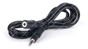 Кабель подовжувач штекер 3.5 mini Jack- гніздо 3.5 mini Jack тато-мама 1.5 метра 41667 фото