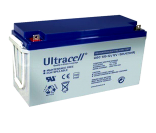 Батарея аккумуляторна GEL Ultracell UCG150-12 12 В/150 Ah 47338 фото