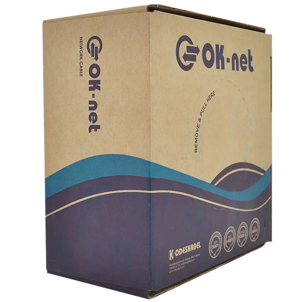 OK-Net КПВЭ-ВП (100) 4*2*0,48 (F/UTP-cat.5E-SL) 100 м Кабель (FTP мідь внутрішній) Вита пара 00-00079481 фото