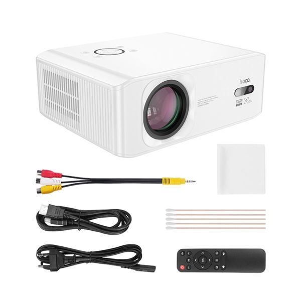 Проектор HOCO DT3 Smart electric focus projector(1080P Android version)(EU) White 00-00077078 фото