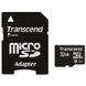 Карта пам&#39;яті microSDHC UHS-I Transcend 32GB class 10 adapter SD (TS32GUSDU1) 48677 фото 1