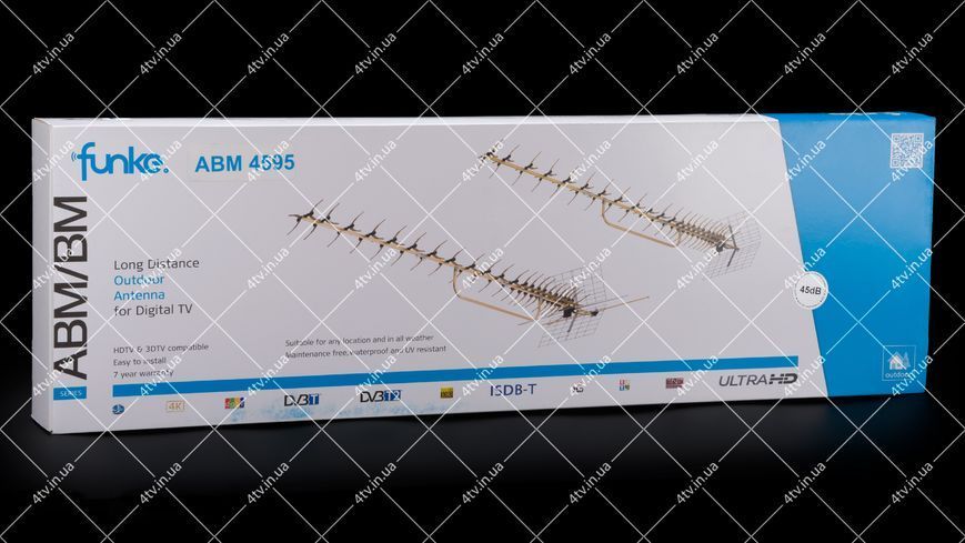 Т2 антена Funke ABM 4595 зовнішня активна 5V 42086 фото