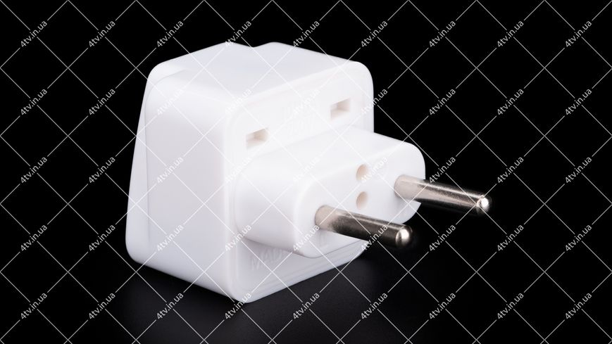 Перехідник мережевий AU/US/UK на EU travel adaptor England 42909 фото