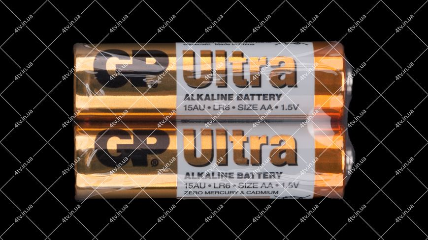 Батарейка GP Ultra Alkaline GP15AU 1.5V AA LR6 (GP15AUEBC-2S2) 2шт 42498 фото