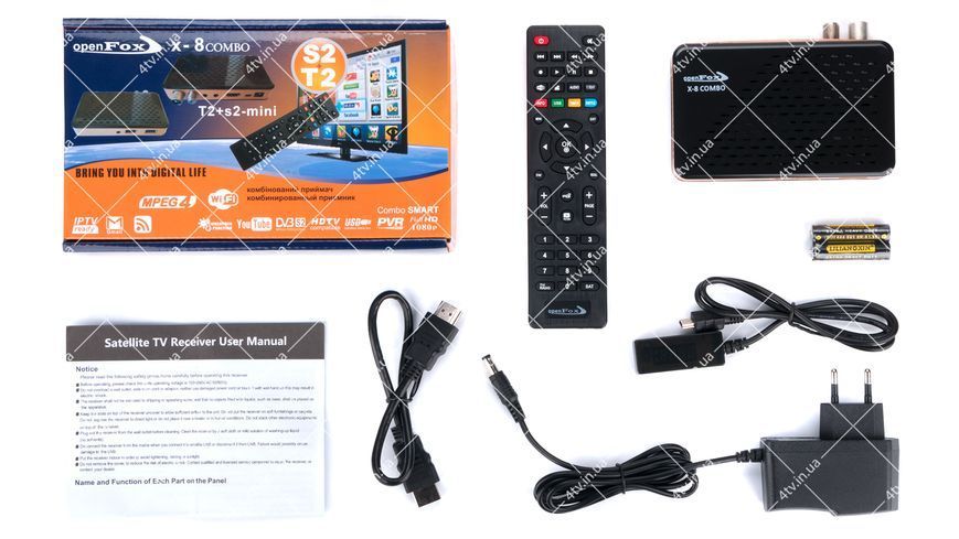 OpenFox X8 Combo HD DVB-S2/T2 42603 фото