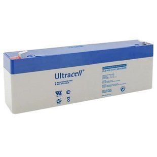 Батарея акумуляторна Ultracell UL2.4-12 AGM 12V 2.4Ah біла 51091 фото