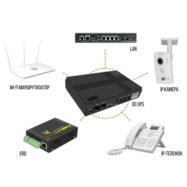 Power Bank VSTAR DC1018P UPS 10400 mAh чорний 47856 фото