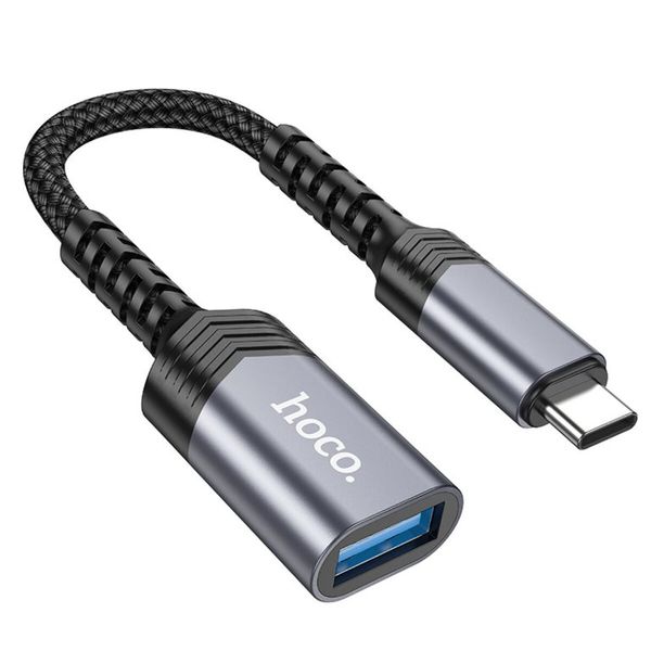 Перехідник Hoco UA24 USB А to Type-C USB3.0 (6942007608848) 50934 фото