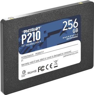 SSD накопичувач Patriot P210 2.5" 256GB (P210S256G25) 51518 фото