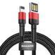 Кабель Baseus Cafule Cable（Special Edition）USB For iP 1m Red+Black 00-00077893 фото 1