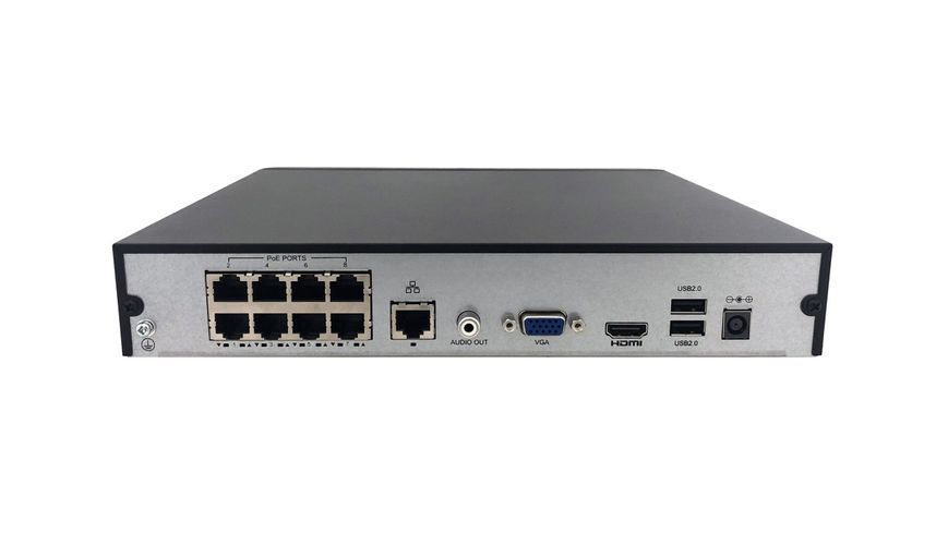 Відеореєстратор IP Uniview NVR301-08S2-P8 43673 фото