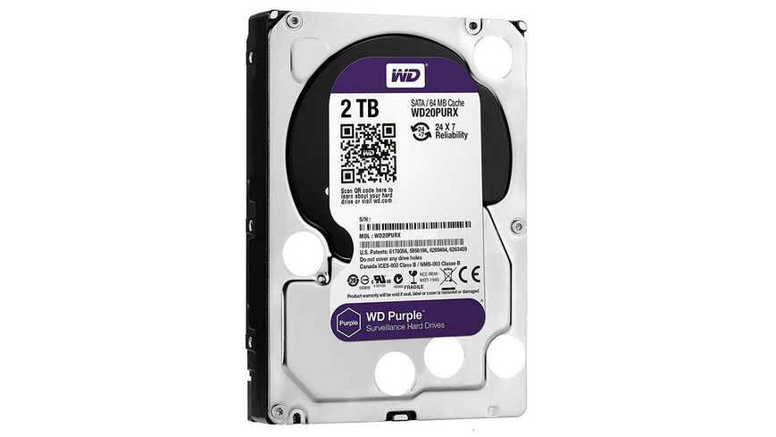 Жорсткий диск Western Digital 3.5" 2TB (WD20PURZ) 42434 фото