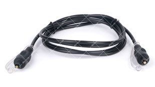 Кабель аудио оптический Optical Toslink чёрный пакет 3 метра 43606 фото