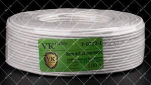 Кабель сигнальний VKcable 4x0.22 CCA 100 метрів 40504 фото