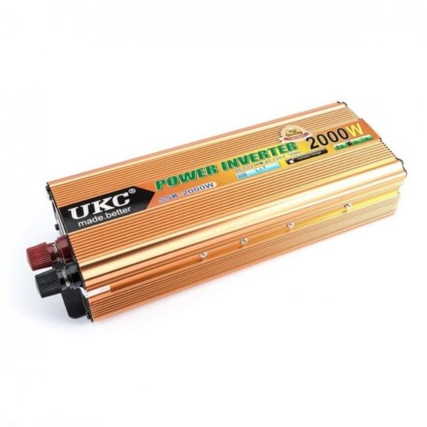 Інвертор з 12V до 220V UKC SSK-2000W 47668 фото