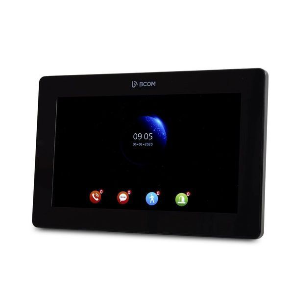 Комплект відеодомофона BCOM BD-770FHD Black Kit: відеодомофон 7" і відеопанель 00-00079600 фото